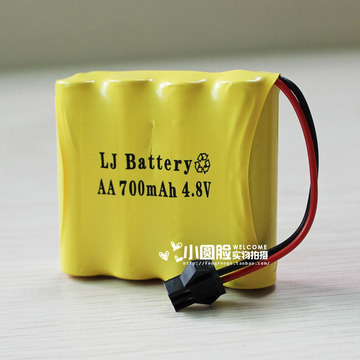 包邮锦骏原配4.8V充电池遥控车电池充电电池组NI-CD AA700mAH4.8V