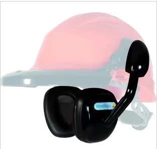 代尔塔正品103008配帽型隔音耳罩27分贝安全帽防噪音耳塞