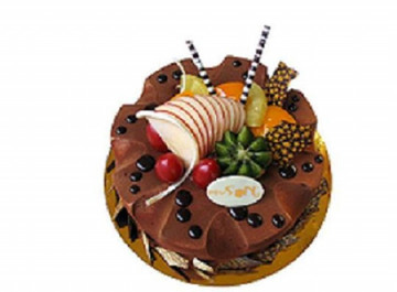 麦子－时光转轮（可可粉巧克力蛋糕）◆上海蛋糕生日蛋糕送货特价