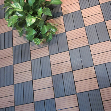 塑木地板拼色塑木木塑户外地板花园户外浴室阳台室外露台厂家直销
