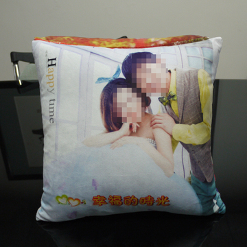 包邮创意相片抱枕靠枕DIY定制订做照片制作送男友女友礼品限时