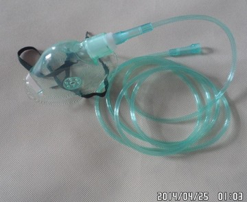 医用吸氧面罩成人一次性吸氧面罩便携式氧气面罩 呼吸面罩