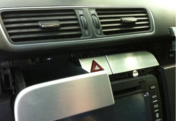 大众CC迈腾中控抽屉杂物盒汽车中央仪表台储物盒 含拉丝铝饰板