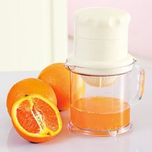 万能榨汁机 两用手动榨汁器 柠檬橙子压汁器 婴儿手摇水果压榨机