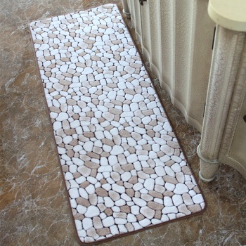 小石头进门垫厨房飘窗床边毯浴室吸水防滑垫地垫脚垫