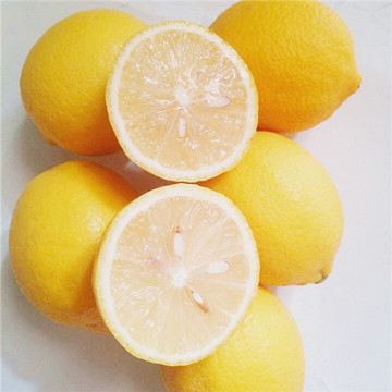 批发安岳新鲜黄柠檬有机水果柠檬皮薄汁多80g一个销30个包邮