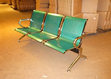 出厂直销 优质闪光绿 排椅 等候椅 医院候诊椅