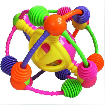 儿童早教益智婴儿玩具球0-1岁爬行玩具叮当球宝宝手抓洞洞铃摇铃
