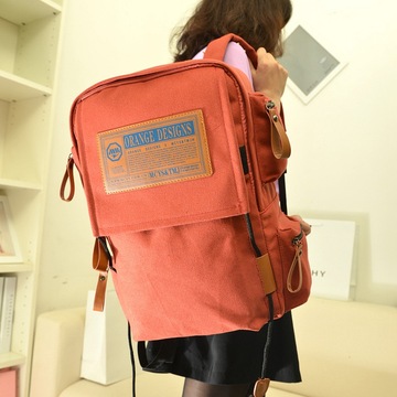 2015新款帆布韩版双肩包女包旅游包背包书包帆布电脑包女士潮包邮