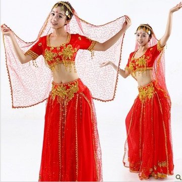 新款/演出/舞台舞蹈服装/维族舞蹈服装/印度舞表演服/肚皮舞服