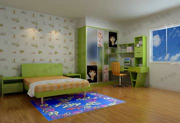 【雍东地毯】卧室客厅茶几床边手工腈纶地毯160*300