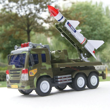 晨禾惯性导弹发射火箭部队军事仿真战争装备儿童玩具无声光音乐