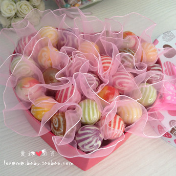 26颗阿尔卑斯棒棒糖果礼盒送男女朋友生日浪漫创意DIY礼物包邮