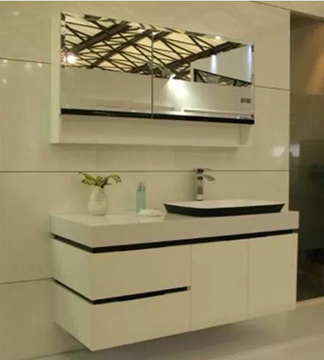 新款简约浴室柜橡木吊式洗脸盆组合柜洗漱卫生间镜柜卫浴柜台盆柜