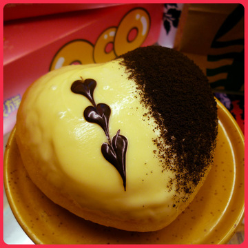 心心相映 巧克力甜甜圈 奶油面包 礼物实用 马卡龙替代零食
