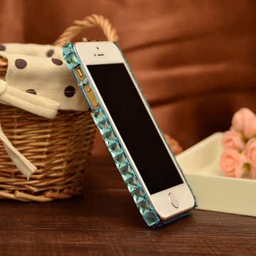 iPhone4S手机壳苹果iphone5s水钻壳创意壳保护套潮女保护壳