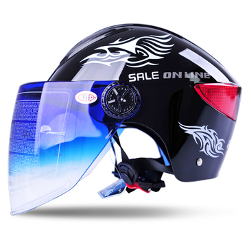 TUAN/途安T806摩托车头盔电动车高清防紫外线大镜片夏季
