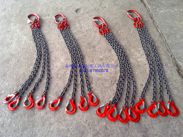 厂家直销起重链条吊具、链条吊索具、四肢链条索具_5吨1米