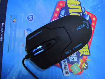 AZZOR 鼠标 有线 游戏鼠标 笔记本 usb电脑鼠标磨砂