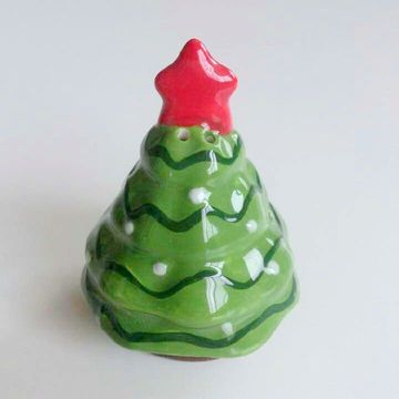 【有爱小铺】 杂货zakka 出口 圣诞树 陶瓷餐具胡椒粒瓶调味瓶