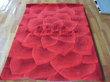 【雍东地毯】卧室客厅茶几欧式腈纶地毯地垫120*170/特价265.2元