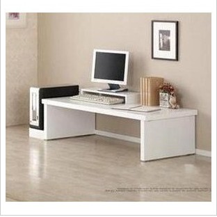 宜家简约现代板式书桌 双人台式电脑桌 时尚办公桌可定制