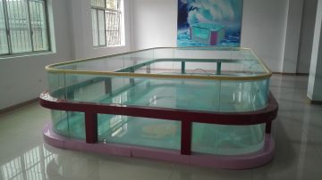 儿童组装游泳池 新款组装透明玻璃游泳池 游泳馆专用设备