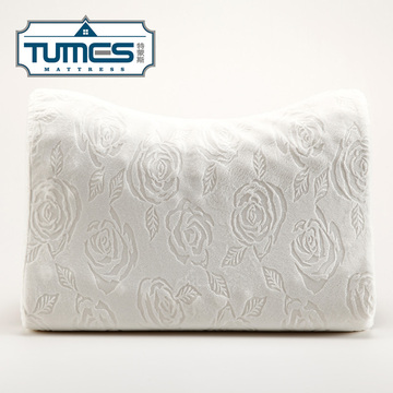 泰国进口乳胶天鹅绒纯天然乳胶蝶形枕正品颈椎保健枕单人乳胶枕芯