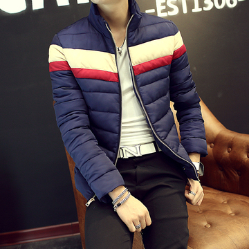 MIKANONI2015冬季新款男士短款棉袄青年棉衣棉服韩版修身潮男外套