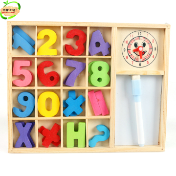算术数字棒学习盒儿童蒙氏教具早教益智玩具宝宝练习数数木制玩具