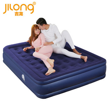 吉龙 充气床 豪华双层加高充气床垫双人特价 单人加厚家用气垫床