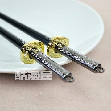 家庭教室筷子 山本武武器 时雨金时造型餐具 不易变形防腐防虫