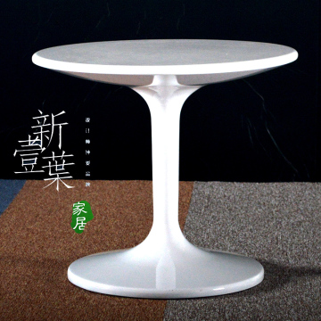 简约现代小圆桌白色圆桌洽谈桌时尚咖啡桌甜品店桌椅餐桌住宅家具