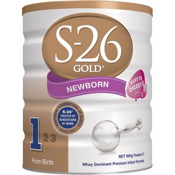 澳洲直邮代购 Wyeth惠氏S26 GOLD 金装婴幼儿牛奶奶粉一段1段6罐