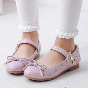 女童公主皮鞋2016年春秋季新款韩版公主鞋方口鞋儿童单鞋女孩童鞋