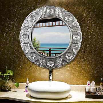 特价高档壁挂镜现代欧式浴室镜卫浴镜欧式镜子美容院装饰镜 防水