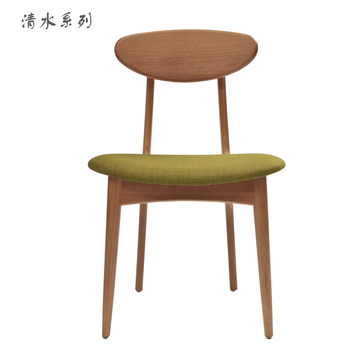 蝴蝶椅 北欧简约实木餐椅 创意咖啡厅靠背休闲书桌椅 设计师椅子