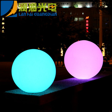 LED发光装饰灯户外庭院草坪景观灯遥控防水落地圆球灯装饰发光球