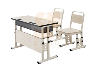 厂家直销学校课桌椅 单人课桌椅 升降课桌椅 学生书桌KZ010-2