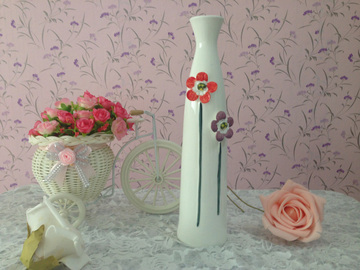 批发现代台面简约艺术 办公桌创意 陶瓷插花花瓶客厅摆件