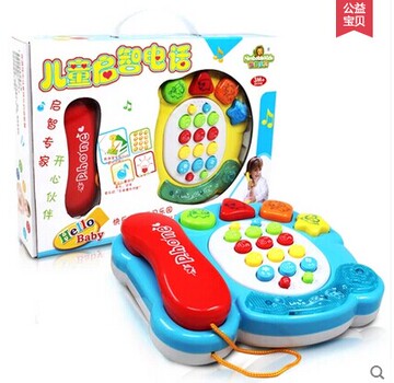 婴儿童玩具电话机早教启蒙宝宝玩具手机 0-1-3岁小孩益智音乐故事