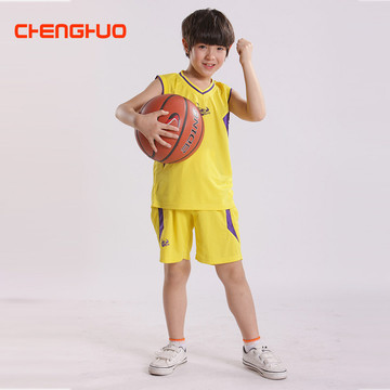 套装中大男童装夏季运动衫篮球服足球服无袖背心短裤两件套款批发