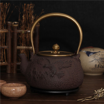 正品台湾老铁壶 煮茶壶生铁茶壶日本南部老铁壶泡茶壶茶具铸铁壶