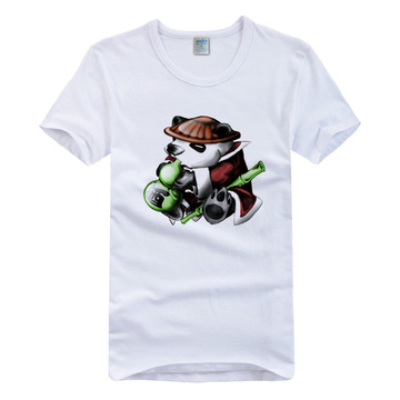 熊猫人之谜酒仙T魔兽世界T恤为了部落联盟衣服电影游戏周边短袖09