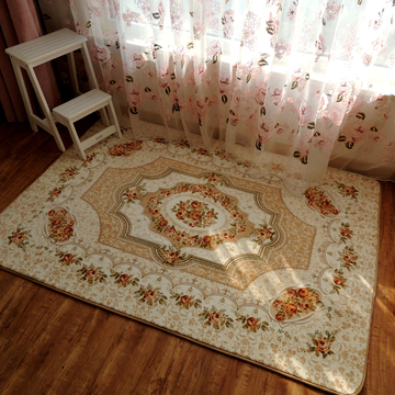 简约现代卧室满铺地毯客厅茶几沙发欧式大地垫床边毯地垫 地毯