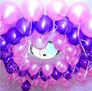 婚房装饰生日结婚庆典布置拱门圆气球 心形气球100个