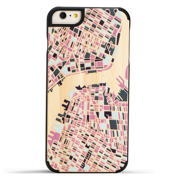 地图系列实木创意彩印手机壳保护套 适用于苹果 iPhone6s 4.7英寸