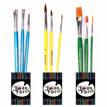 美乐儿童画笔儿童画笔绘画画笔工具笔刷可水洗绘画笔马毛笔水彩笔