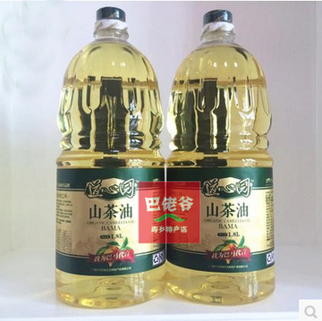 2015广西巴马特产山茶油调和油养生油高山茶油1.8L*2礼盒月子油