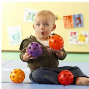 金宝贝同款儿童早教手抓洞洞球 EVA材质软质婴儿手抓球 安全环保
